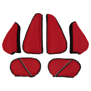 Обивка, красная 