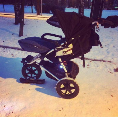 Лыжа для детской коляски Wheelblades XL( для 3-колесной коляски)