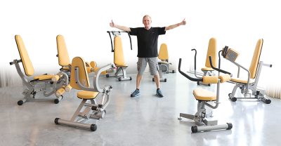 Гидравлический тренажер AMF «Глют-машина. Ягодичные» M1161